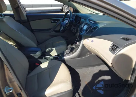 2014 Hyundai Elantra Limited from USA, damaged, VIN 5NPDH4AE5EH513377